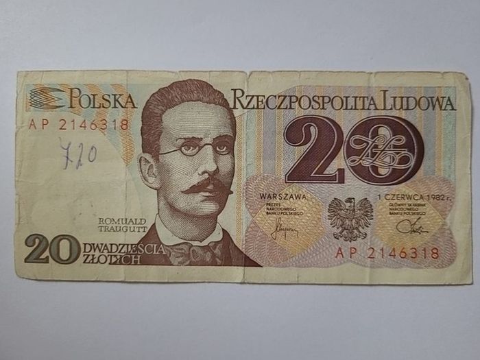 Poland 20 and 100 zlotych banknotes Asking price: