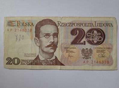 Poland 20 and 100 zlotych banknotes Asking price: