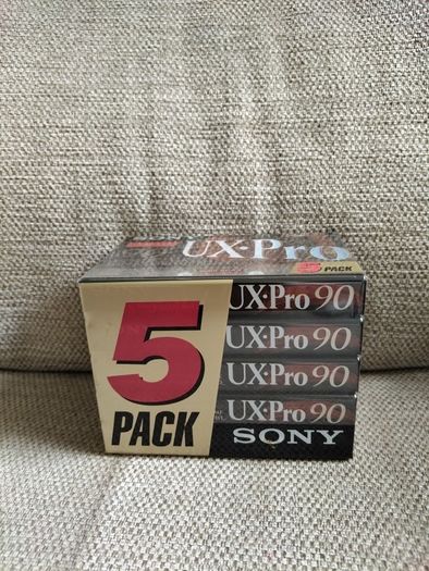 Sony UX-Pro 90 Type 2 sealed pack of 5 five blank cassette tapes