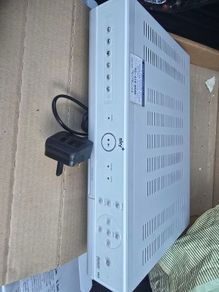 sky box and wifi hub