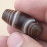 Vintage Middle Eastern Yemeni Suliemani Natrual Eye Agate Bead Amulet Image 3