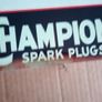 Champion Spark Plug Classic car garage metal tin sign Image 5