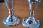 Sterling Silver pair Candlesticks
