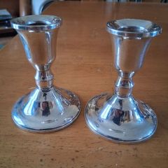 Sterling Silver pair Candlesticks