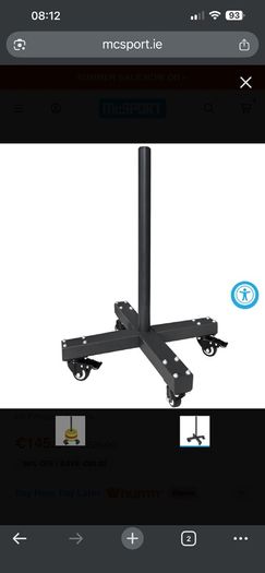 Olympic Bumper Plates 100kg Set and Storage Trolley