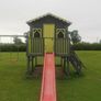Playhouse with slide and swings Image 6