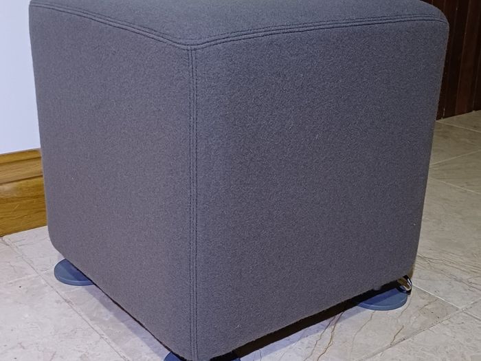 Steelcase Light Grey Pouf