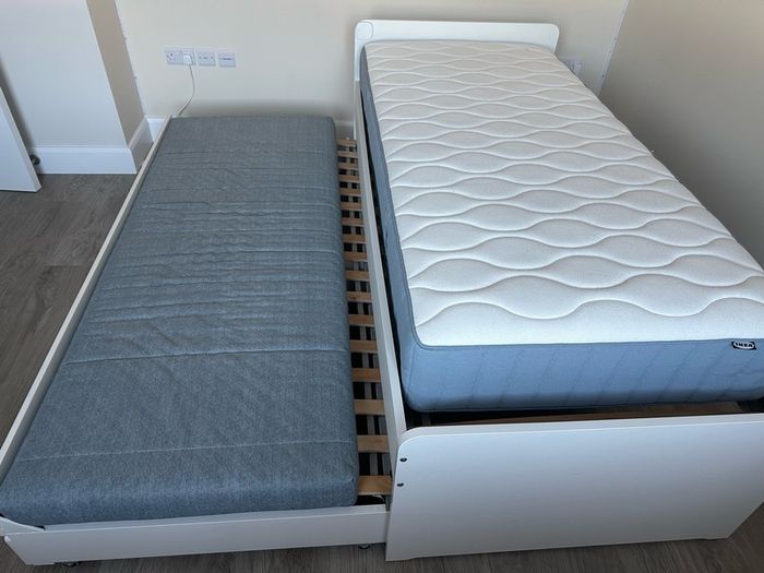 2 IKEA SLAKT Beds and Mattresses, Bundle Deal