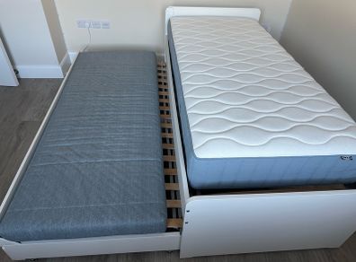 2 IKEA SLAKT Beds and Mattresses, Bundle Deal