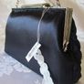 Navy Blue Party Debs Prom Wedding Evening Clutch Purse Bag Handbag Image 5