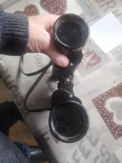 Old Pair of Eikow Air Port 12x50 Field Binoculars with Case,