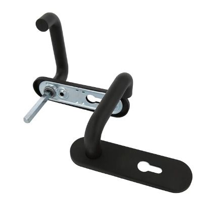 Amig - Handle Set with Plate for Fire Doors