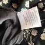 Folkster Ladies Black floral long sleeve midi dress size S Uk 10 includes postage Image 6