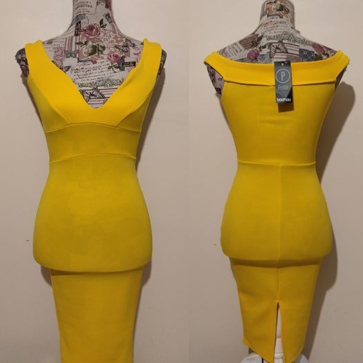 Boohoo Petite Bodycon Dress, New With Tags
