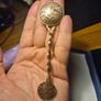 Rare Fine: Antique WW1 Trench Art Spoon made of British 1901 coins. Image 3