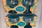 4 new glass  sundae in wrapping