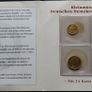 Gold plated East German coins DDR original vintage set Image 4