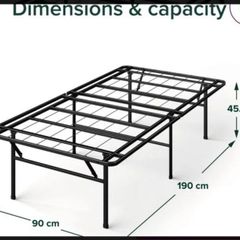 Single bed foldable