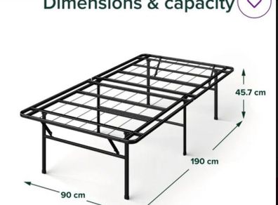Single bed foldable
