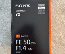 Sony 50mm f1.4 GM (boxed, like new)