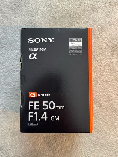 Sony 50mm f1.4 GM (boxed, like new)