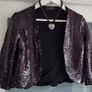 Miss Selfridge sequinned bolero Sz 8UK Image 2
