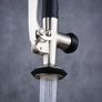 Professional Single Lever Chrome Spring Pre-Rinse Pull Out Sprayer Kitchen Taps, Commercial Deck Mounted Kitchen Pull Down Taps Image 4