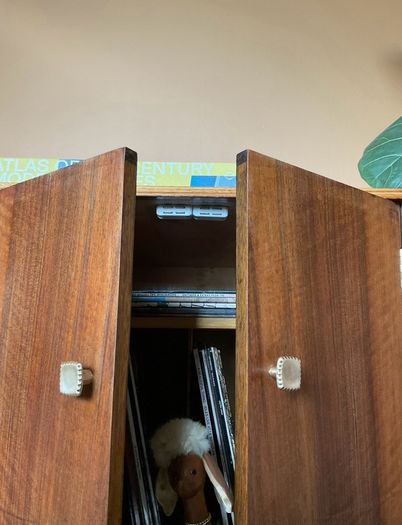 cabinet mid century vinyl cabinet