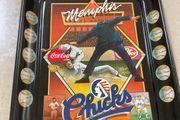 Coca Cola Metal Tray Memphis Chicks Baseball