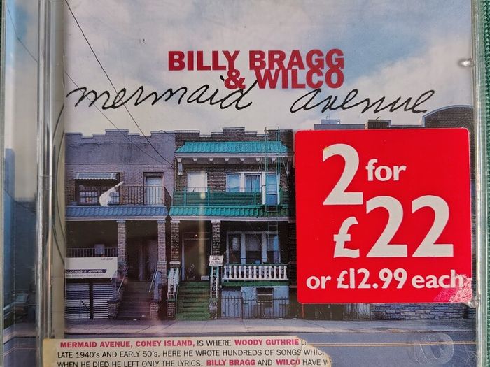 Billy Bragg & Wilco - Mermaid Avenue CD (1998) Indie Folk EX+