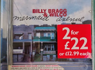Billy Bragg & Wilco - Mermaid Avenue CD (1998) Indie Folk EX+