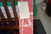 wooden easel