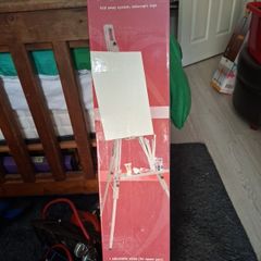 wooden easel