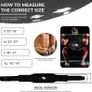 WFX Weight Lifting Belt Gym Fitness Double Strength 5.5 Inch Neoprene Padded Workout Belt Back Lumbar Support Training Bodybuilding Powerlifting Squats Deadlifts Lifting Exercise for Men Image 2