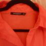 orange button blouse Image 2