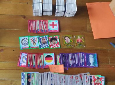 Premier League stickers and Cards