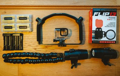 Full Go pro Underwater Photo/Video package (excl Go pro)