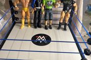 Wwe Superstar Raw Ring with 4 figures