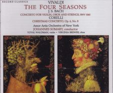 Vivaldi Four Seasons. Bach concerto for violin / corelli Christmas concerto. CD. Free Postage!