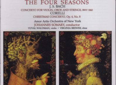 Vivaldi Four Seasons. Bach concerto for violin / corelli Christmas concerto. CD. Free Postage!