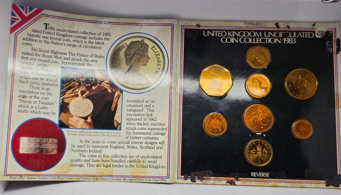UK 1983 Mint Coin Set
