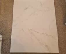 Brand New White + Grey Marble Effect Floor & Wall Tiles