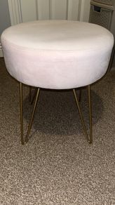 Dusty pink stool