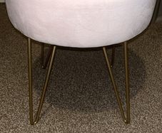 Dusty pink stool
