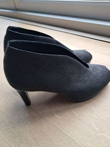 Peep toe high heels