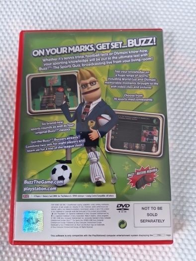 Buzz The Sports Quiz PlayStation2 Ps2 Games Original