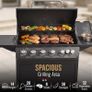 7 Burner Gas BBQ Grill with Side Burner Warming Rack Temperature Gauge Outdoor Garden Image 4