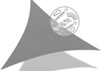 NEW SALE | Sun Shade Sail Triangle 3.6x3.6x3.6m with Fixing Kit, HDPE, UV-Protection Breathable Awning Canopy for Garden Outdoor Patio, Grey