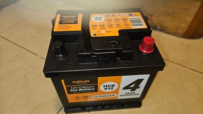 12v Halfords Car Battery