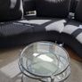 glass top coffee table Image 4